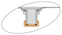 Zeichnung der METU Ablaufstutze-kappe