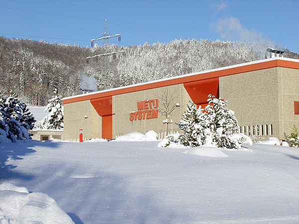 METU Building 3 with snow