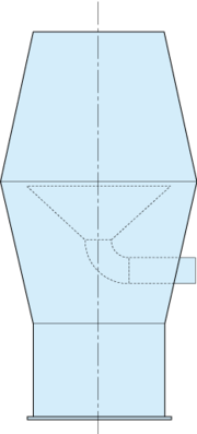 Illustration d'un capot déflecteur METU-FORM