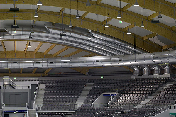 METU-FORM ducts installed in an indoor ice rink in Austria - Photo 4