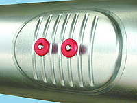 METU Rohr-Revisionsdeckel und Reinigungsöffnung für runde Luftleitungen.
