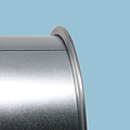 METU-FORM straight duct with "parallel" flange