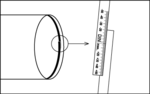 Contrôle du diamètre intérieur du conduit avec la bande de mesure MRF