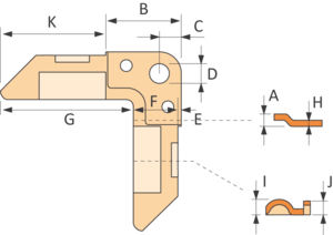 Dimensions of the METU "B" Corner Pieces