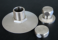 METU ST-G 3/4" Drain Fittings made of Stainless Steel V4A (AISI aus V4A)