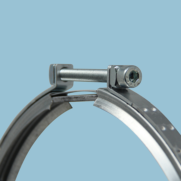 Collier de serrage multi-usage bande métallique + goupille L : 600mm (Lot  de 15 )