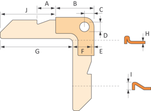 Dimensions of the METU "S" Corner Pieces